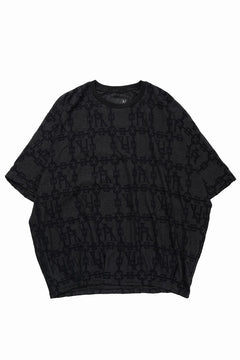 画像をギャラリービューアに読み込む, A.F ARTEFACT JACGURD DOLMAN TEE (BLACK x DARK GREY)