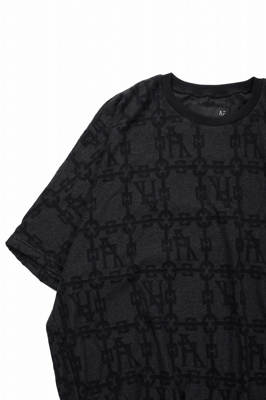 画像をギャラリービューアに読み込む, A.F ARTEFACT JACGURD DOLMAN TEE (BLACK x DARK GREY)