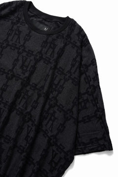 画像をギャラリービューアに読み込む, A.F ARTEFACT JACGURD DOLMAN TEE (BLACK x DARK GREY)