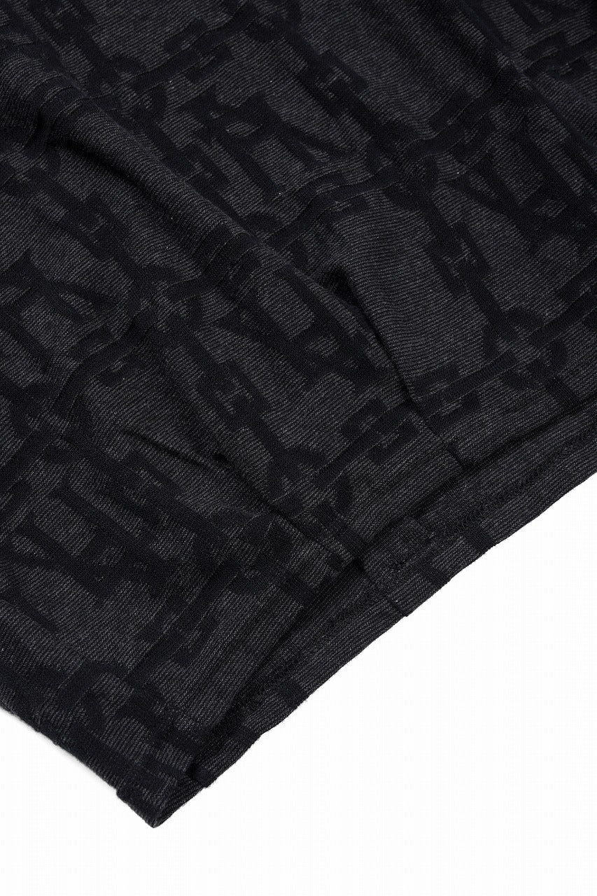 画像をギャラリービューアに読み込む, A.F ARTEFACT JACGURD DOLMAN TEE (BLACK x DARK GREY)