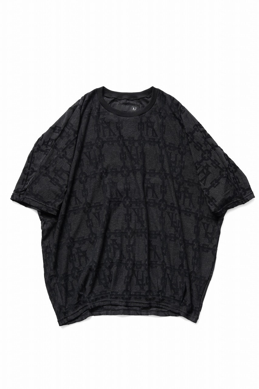 画像をギャラリービューアに読み込む, A.F ARTEFACT JACGURD DOLMAN TEE (BLACK x DARK GREY)
