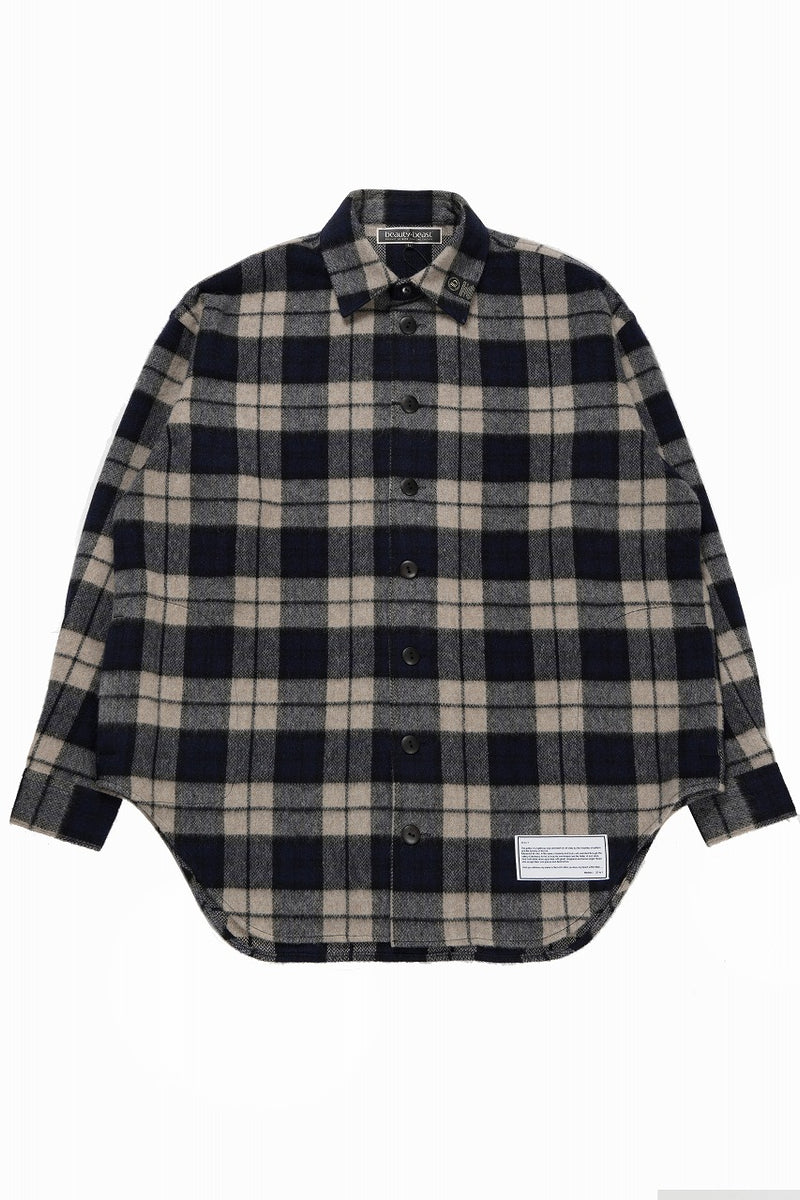 beauty:beast ポンチョ チェック柄 マント ready made beauty:beast ポンチョ チェック柄 マント ready made beauty