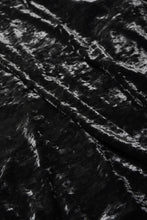 Load image into Gallery viewer, A.F ARTEFACT JUMBO CREW NECK TOPS / VELVET JERSEY (BLACK)