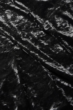 Load image into Gallery viewer, A.F ARTEFACT JUMBO CREW NECK TOPS / VELVET JERSEY (BLACK)