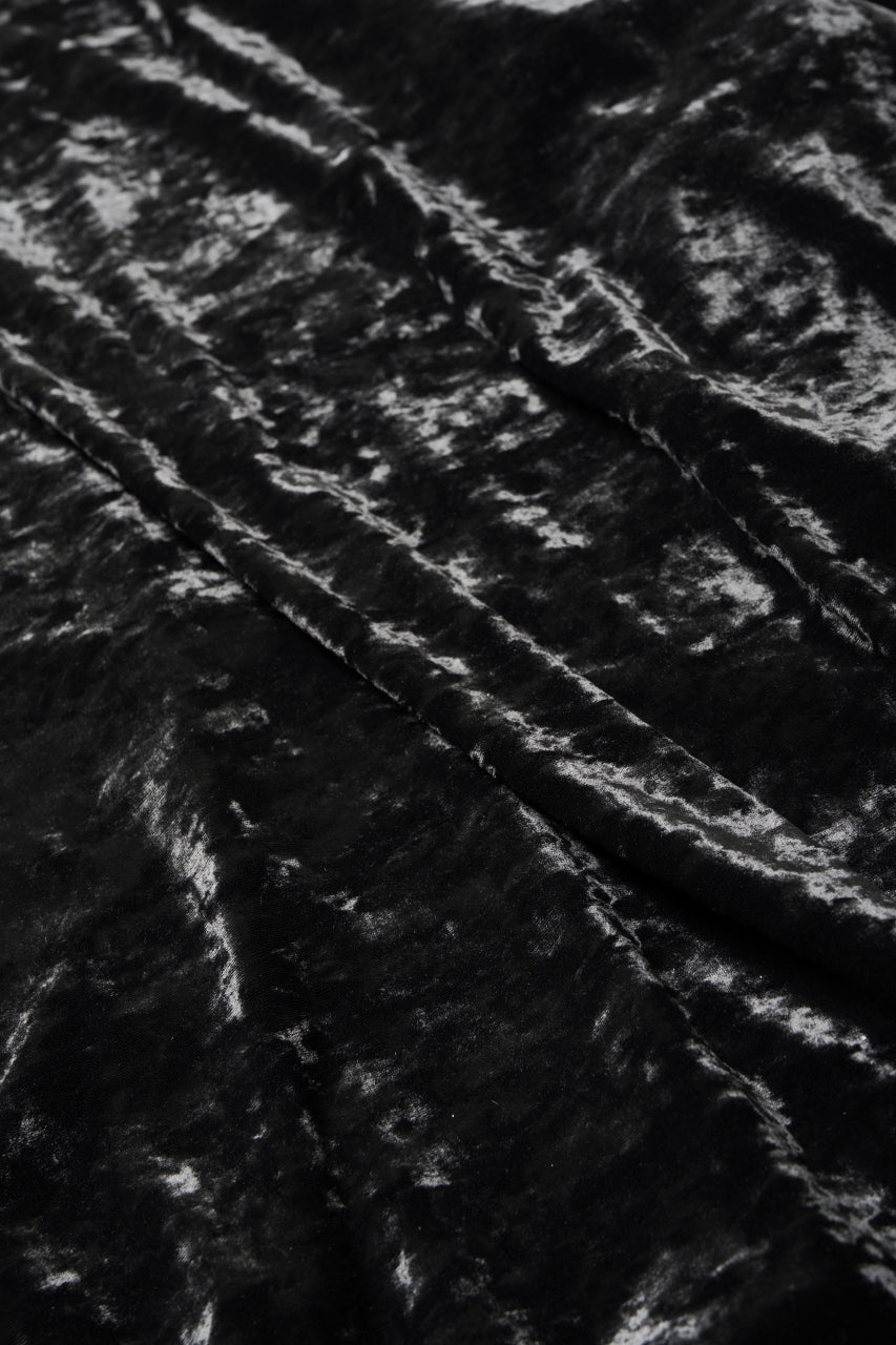 Load image into Gallery viewer, A.F ARTEFACT JUMBO CREW NECK TOPS / VELVET JERSEY (BLACK)