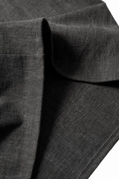 Load image into Gallery viewer, N/07 x black crow MINIMAL TANK TOP / DYED MEDIUM COTTON JERSEY (濃墨)