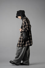 画像をギャラリービューアに読み込む, F/CE. WATER-SHIELD CHECK ANORAK SHIRT (BLACK)