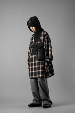 画像をギャラリービューアに読み込む, F/CE. WATER-SHIELD CHECK ANORAK SHIRT (BLACK)