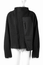 Load image into Gallery viewer, F/CE. NAPPING WOOL ASYMMETRY SHORT JACKET (BLACK)