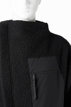 Load image into Gallery viewer, F/CE. NAPPING WOOL ASYMMETRY SHORT JACKET (BLACK)