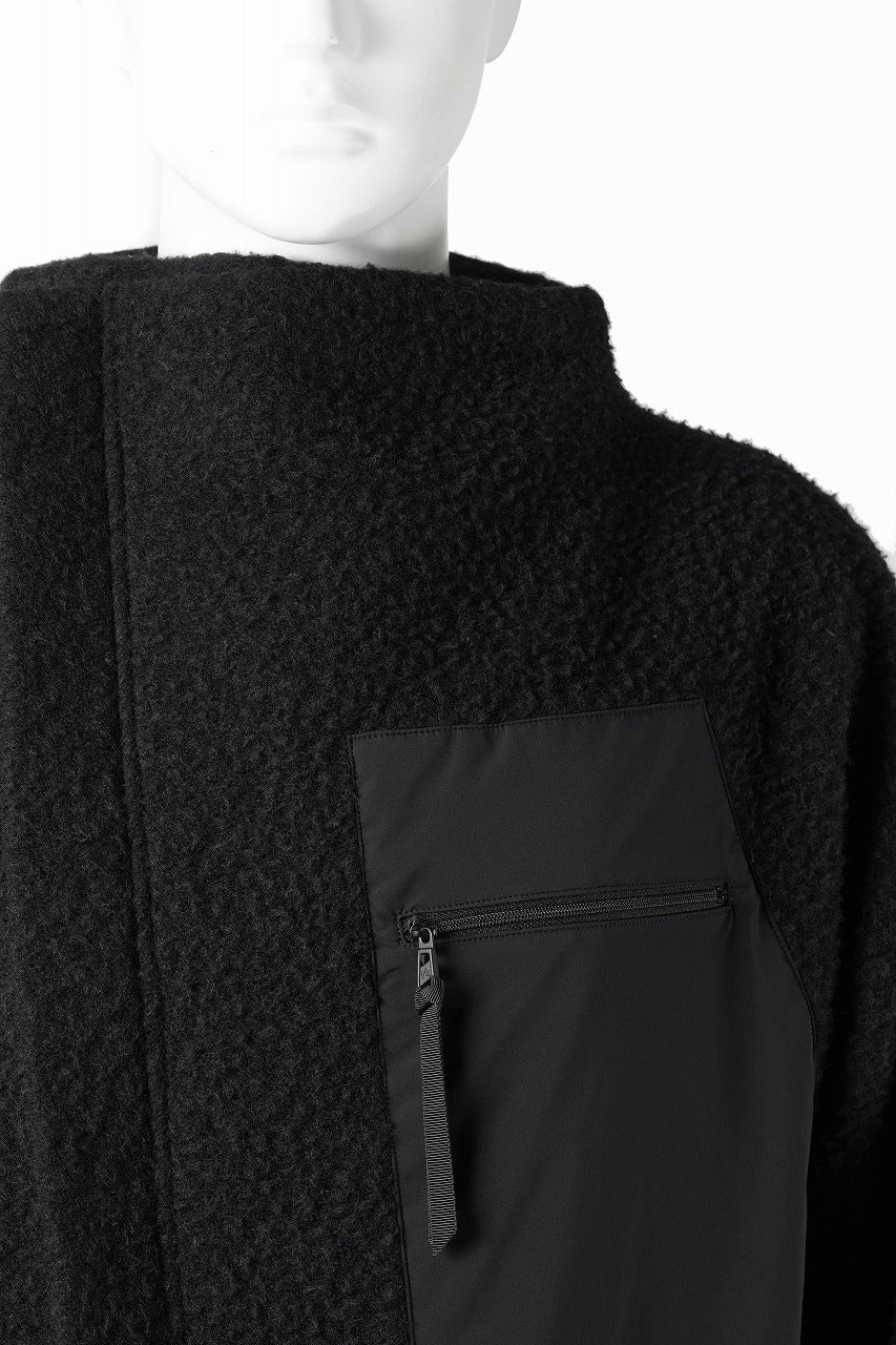 Load image into Gallery viewer, F/CE. NAPPING WOOL ASYMMETRY SHORT JACKET (BLACK)