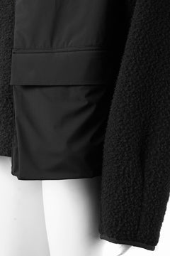Load image into Gallery viewer, F/CE. NAPPING WOOL ASYMMETRY SHORT JACKET (BLACK)