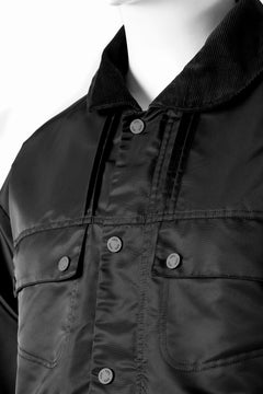 Load image into Gallery viewer, F/CE. FADING TWILL MIL JACKET (BLACK)