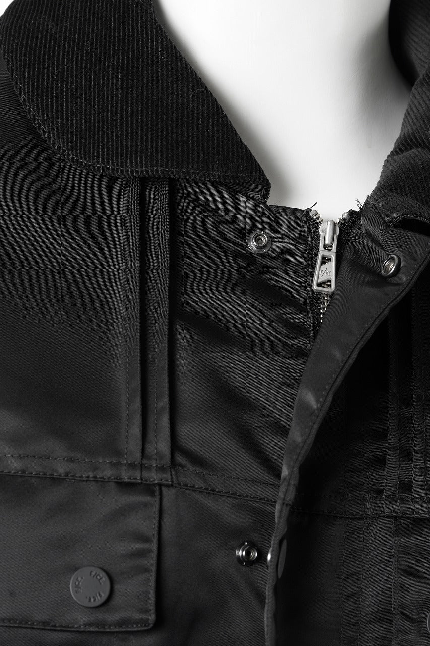 Load image into Gallery viewer, F/CE. FADING TWILL MIL JACKET (BLACK)