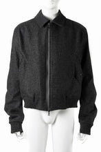 画像をギャラリービューアに読み込む, OPPOSE DUALITY MELTON BOMBER JACKET (BLACK)