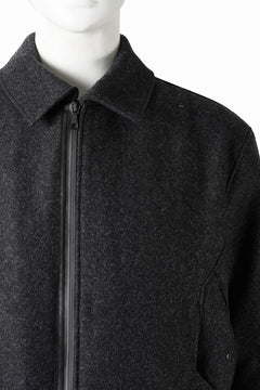 画像をギャラリービューアに読み込む, OPPOSE DUALITY MELTON BOMBER JACKET (BLACK)