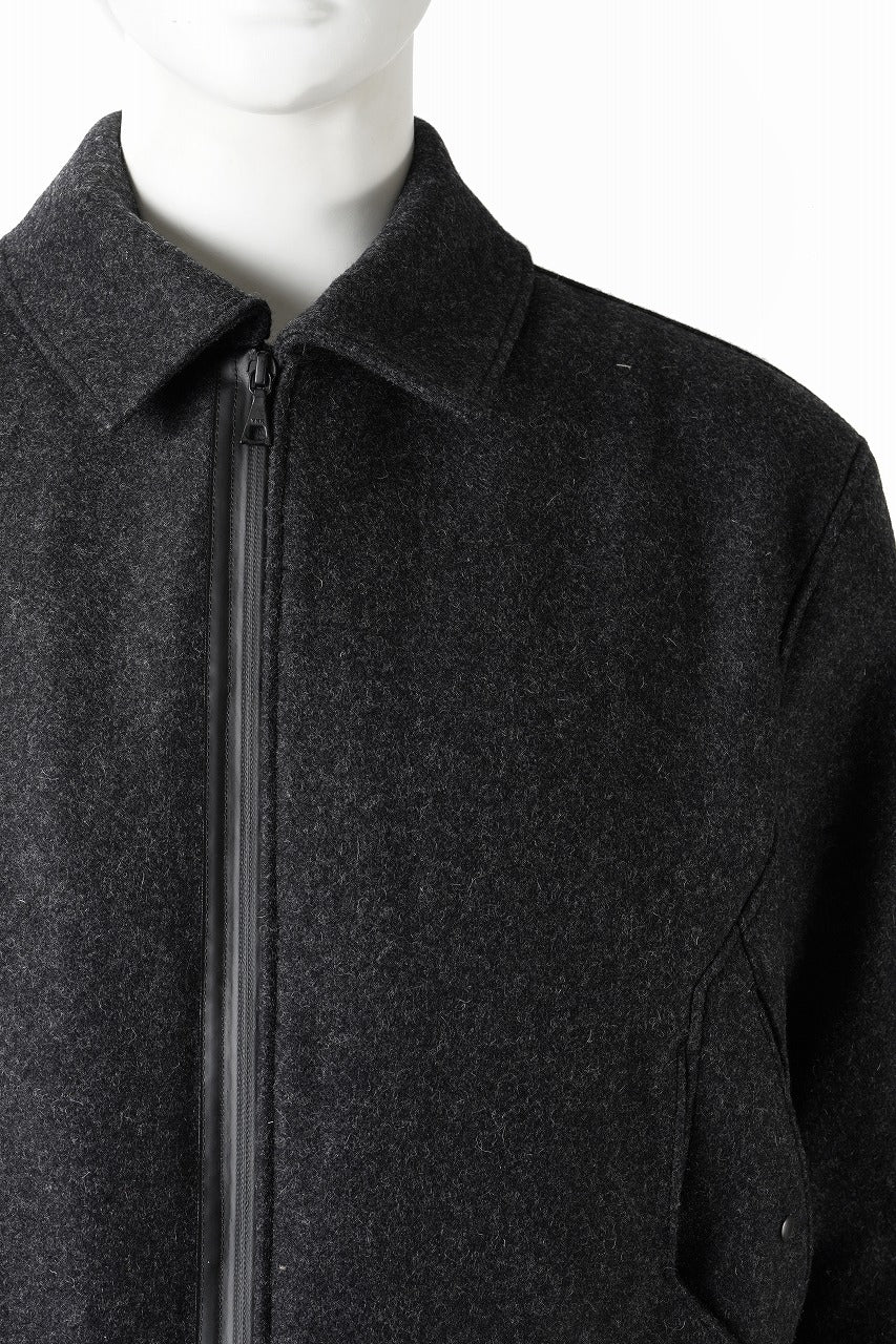 画像をギャラリービューアに読み込む, OPPOSE DUALITY MELTON BOMBER JACKET (BLACK)