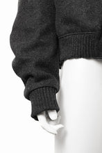 画像をギャラリービューアに読み込む, OPPOSE DUALITY MELTON BOMBER JACKET (BLACK)