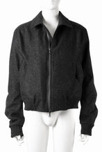 画像をギャラリービューアに読み込む, OPPOSE DUALITY MELTON BOMBER JACKET (BLACK)
