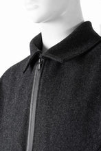 画像をギャラリービューアに読み込む, OPPOSE DUALITY MELTON BOMBER JACKET (BLACK)