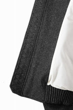 画像をギャラリービューアに読み込む, OPPOSE DUALITY MELTON BOMBER JACKET (BLACK)