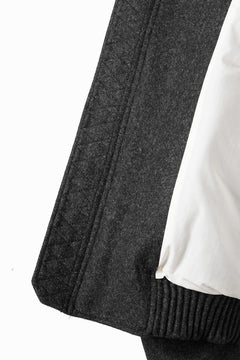 画像をギャラリービューアに読み込む, OPPOSE DUALITY MELTON BOMBER JACKET (BLACK)