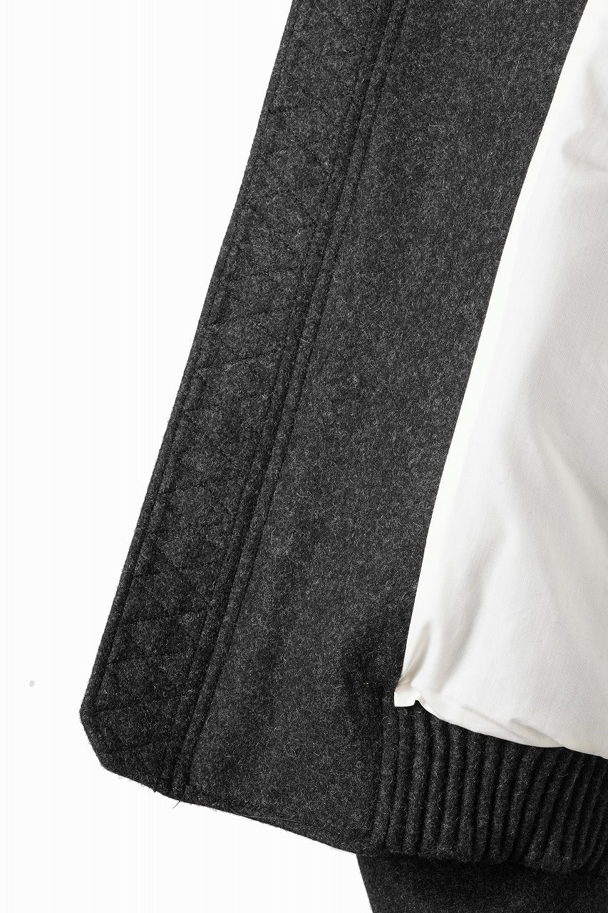画像をギャラリービューアに読み込む, OPPOSE DUALITY MELTON BOMBER JACKET (BLACK)