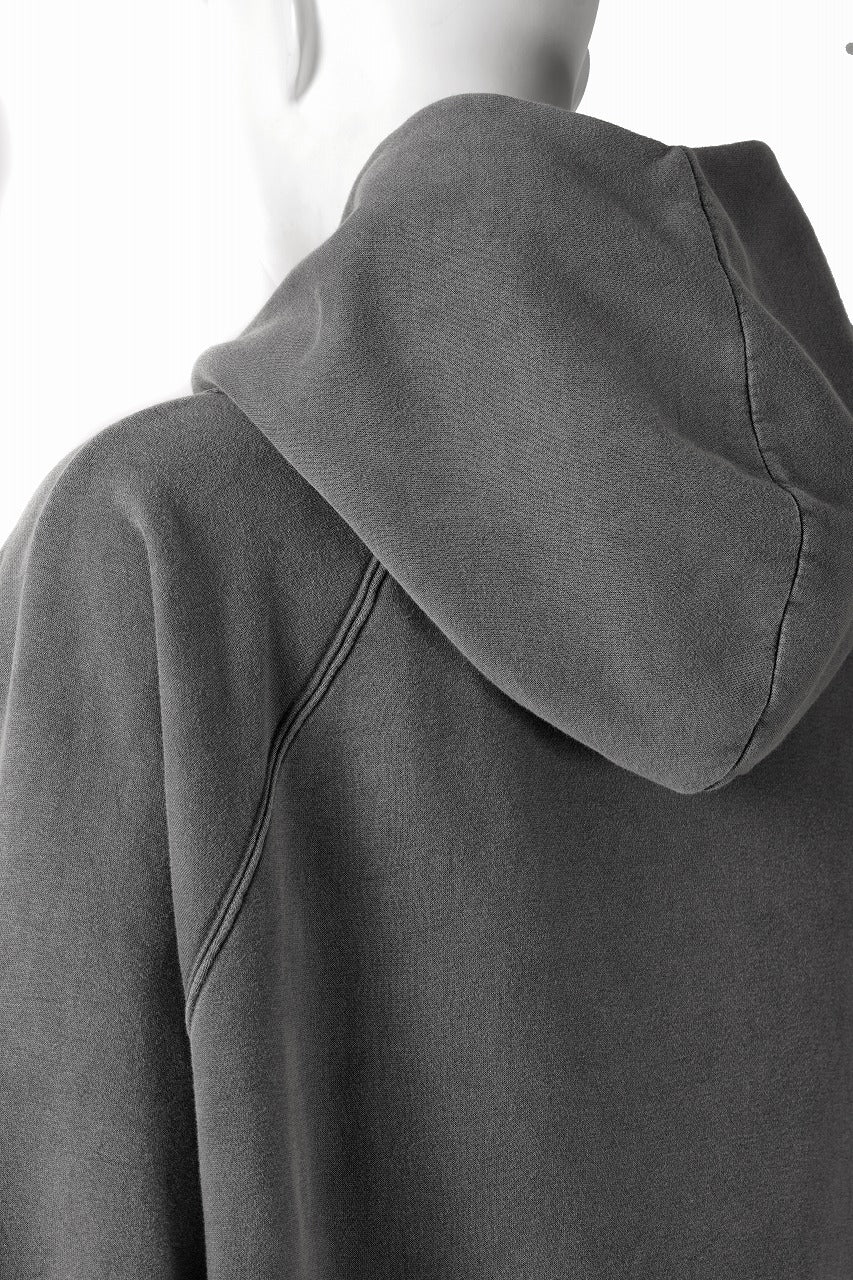 画像をギャラリービューアに読み込む, thom/krom RAGLAN SLEEVE HOODIE / SMOOTH SWEAT JERSEY (USED GREY)