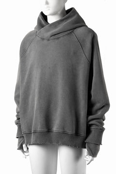 画像をギャラリービューアに読み込む, thom/krom RAGLAN SLEEVE HOODIE / SMOOTH SWEAT JERSEY (USED GREY)