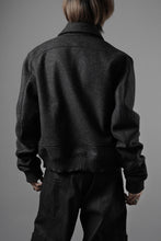 画像をギャラリービューアに読み込む, OPPOSE DUALITY MELTON BOMBER JACKET (BLACK)