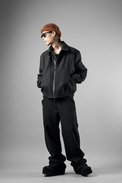 画像をギャラリービューアに読み込む, OPPOSE DUALITY MELTON BOMBER JACKET (BLACK)