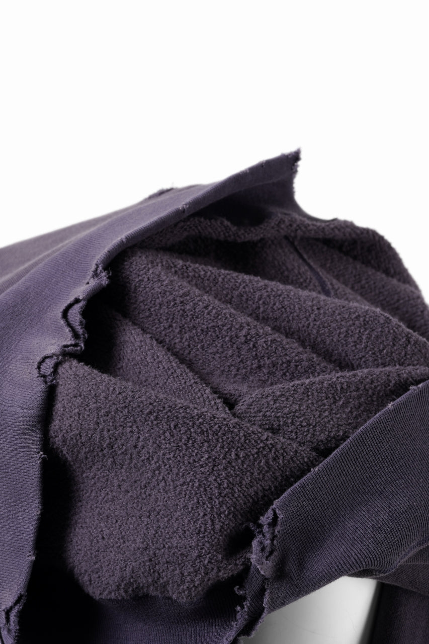 画像をギャラリービューアに読み込む, FULLCOUNT FADING RAGLAN SLEEVE SWEAT SHIRT (EGG PLANT)