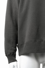 画像をギャラリービューアに読み込む, FULLCOUNT FADING RAGLAN SLEEVE SWEAT SHIRT (DAMAGE LESS / BLACK)