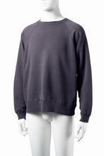 Load image into Gallery viewer, FULLCOUNT FADING RAGLAN SLEEVE SWEAT SHIRT (DAMAGE LESS / EGG PLANT)