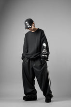 画像をギャラリービューアに読み込む, Y-3 Yohji Yamamoto GRAPHIC CREW SWEAT (BLACK)