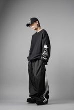 画像をギャラリービューアに読み込む, Y-3 Yohji Yamamoto GRAPHIC CREW SWEAT (BLACK)