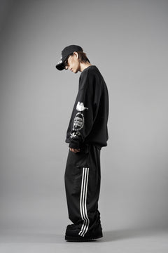 画像をギャラリービューアに読み込む, Y-3 Yohji Yamamoto GRAPHIC CREW SWEAT (BLACK)