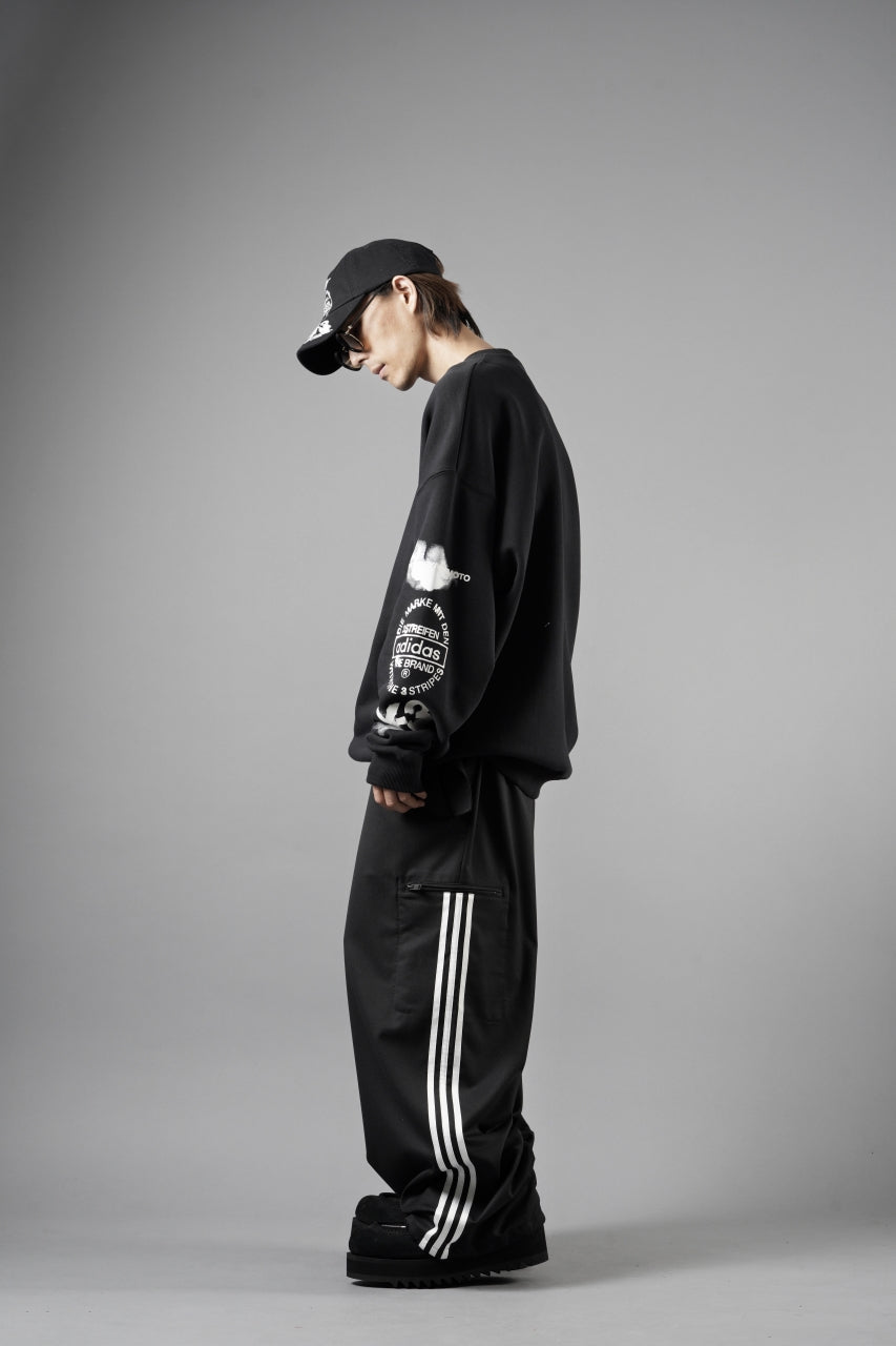 画像をギャラリービューアに読み込む, Y-3 Yohji Yamamoto GRAPHIC CREW SWEAT (BLACK)