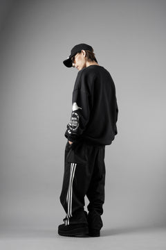 画像をギャラリービューアに読み込む, Y-3 Yohji Yamamoto GRAPHIC CREW SWEAT (BLACK)