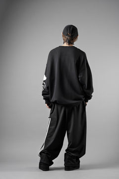 画像をギャラリービューアに読み込む, Y-3 Yohji Yamamoto GRAPHIC CREW SWEAT (BLACK)