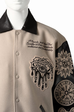 画像をギャラリービューアに読み込む, beauty : beast HEAVY MELTON COACH JACKET (BEIGE)