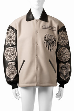 画像をギャラリービューアに読み込む, beauty : beast HEAVY MELTON COACH JACKET (BEIGE)