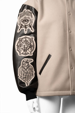 画像をギャラリービューアに読み込む, beauty : beast HEAVY MELTON COACH JACKET (BEIGE)