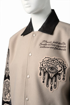 画像をギャラリービューアに読み込む, beauty : beast HEAVY MELTON COACH JACKET (BEIGE)