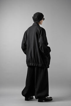 画像をギャラリービューアに読み込む, kujaku hem tuck wide easy pants / P-353 (black)