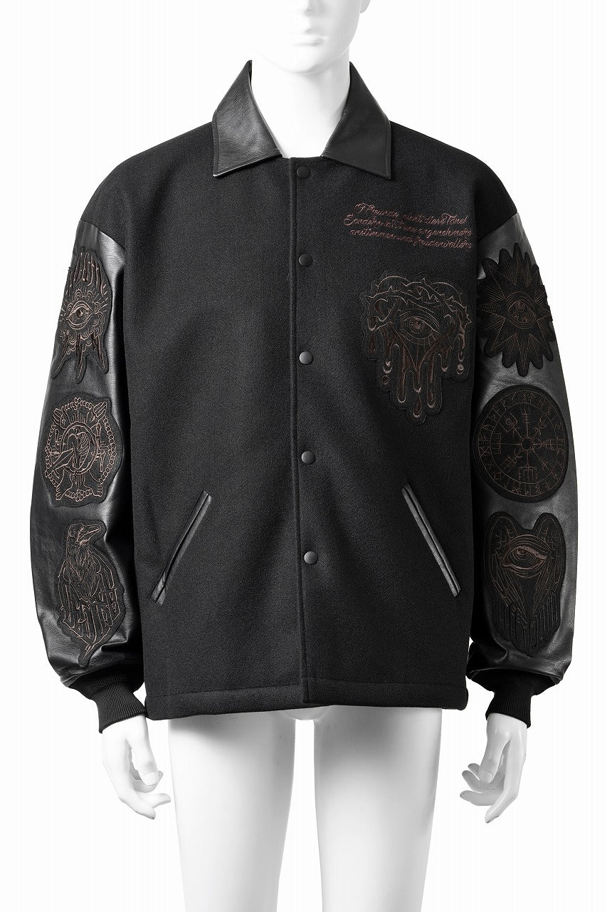 画像をギャラリービューアに読み込む, beauty : beast HEAVY MELTON COACH JACKET (BLACK)