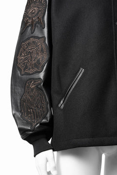 画像をギャラリービューアに読み込む, beauty : beast HEAVY MELTON COACH JACKET (BLACK)