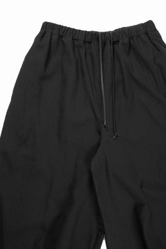 画像をギャラリービューアに読み込む, kujaku hem tuck wide easy pants / P-353 (black)