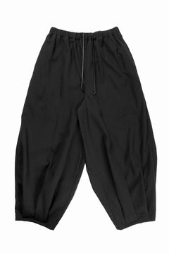 画像をギャラリービューアに読み込む, kujaku hem tuck wide easy pants / P-353 (black)
