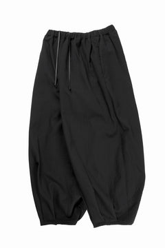 画像をギャラリービューアに読み込む, kujaku hem tuck wide easy pants / P-353 (black)